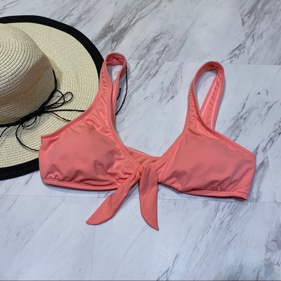 The Bikini Lab Other - The Bikini Lab Tie Front Swim Bikini Top